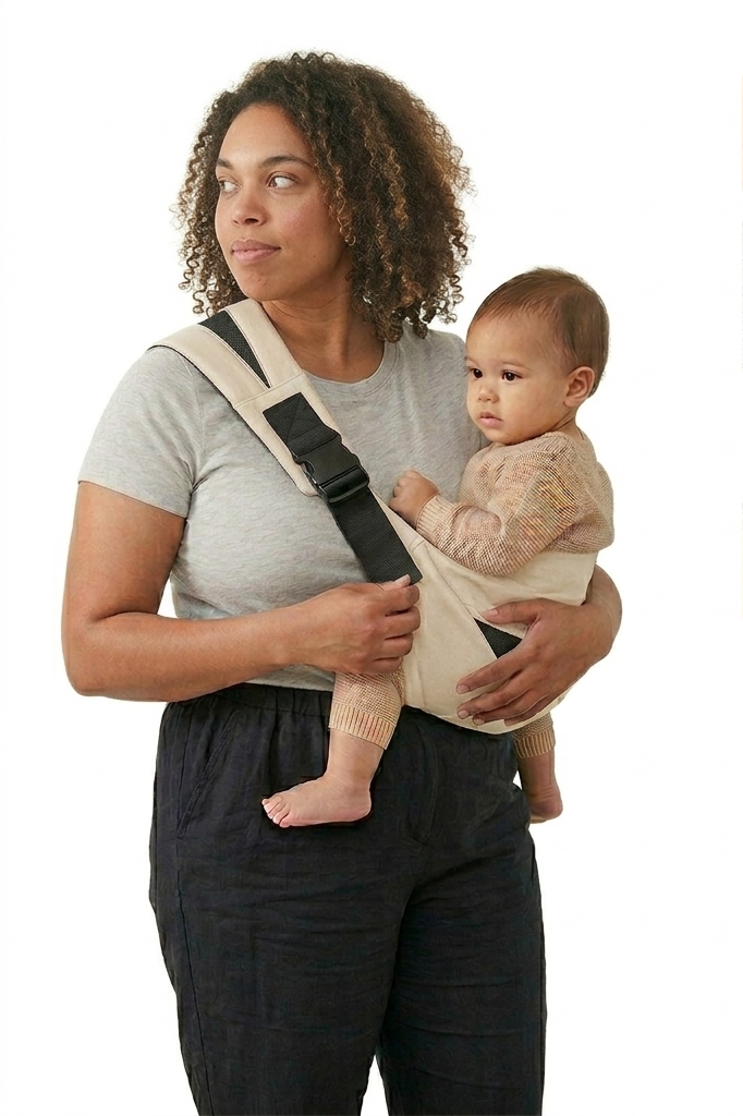Porte-bébé  Bandoulière  - Beige
