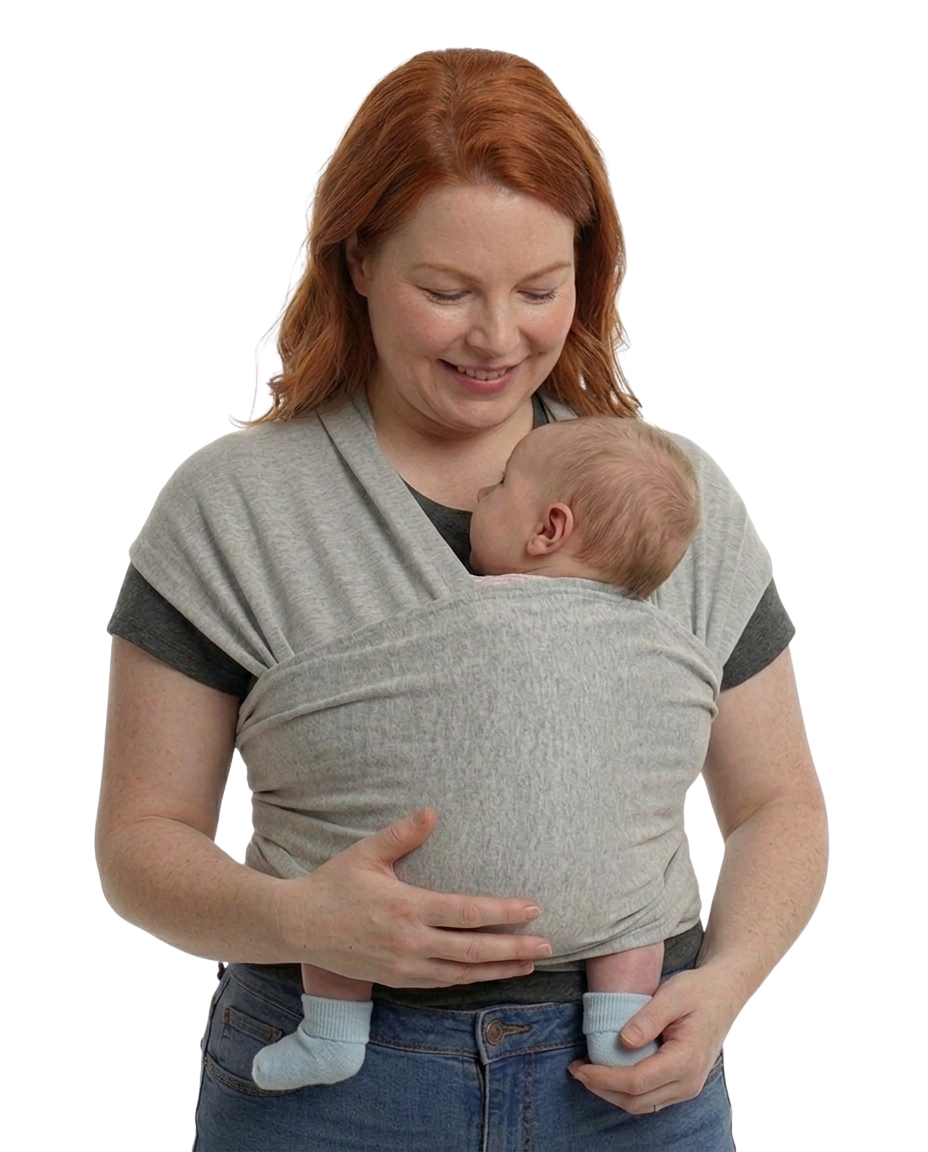 Porte-bébé Ruban - Gris clair