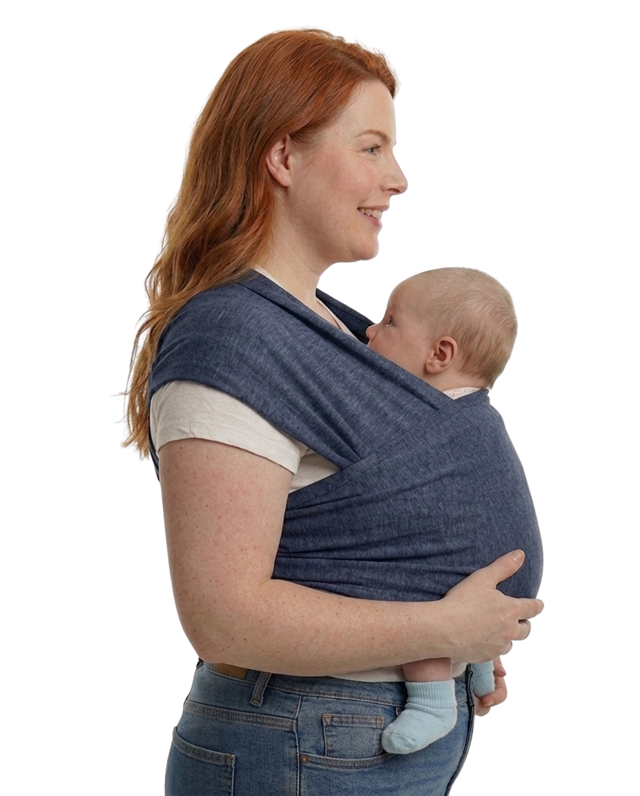 Porte-bébé Ruban - Bleu Marine