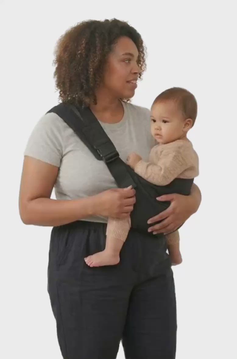 Porte bébé Bandoulière - Noir